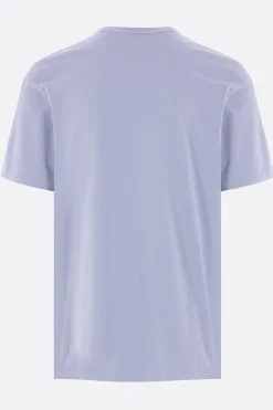 Topwear>MAISON KITSUNÉ t-shirt in cotone patch Chillax Fox Blu