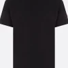 Topwear>COMME DES GARÇONS PLAY t-shirt in cotone patch logo Nero