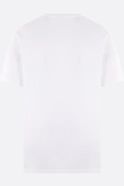 Topwear>MAISON KITSUNÉ t-shirt in cotone patch logo Speedy Fox Bianco