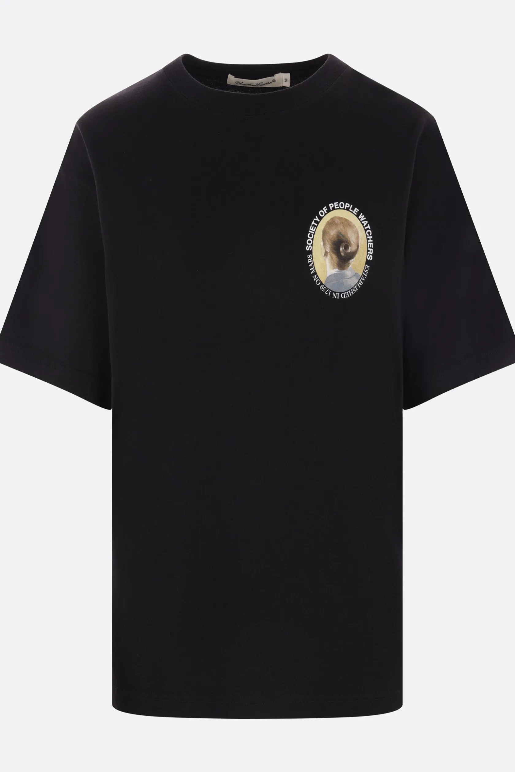 Topwear>UNDERCOVER t-shirt in cotone stampa grafica Nero