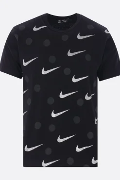 Topwear>BLACK COMME des GARÇONS t-shirt in cotone stampa grafica Nero