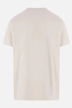 Topwear>MAISON MARGIELA t-shirt in cotone stampa logo numerico Bianco