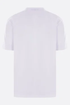 Topwear>COMME DES GARÇONS HOMME t-shirt in cotone stampa logo Bianco