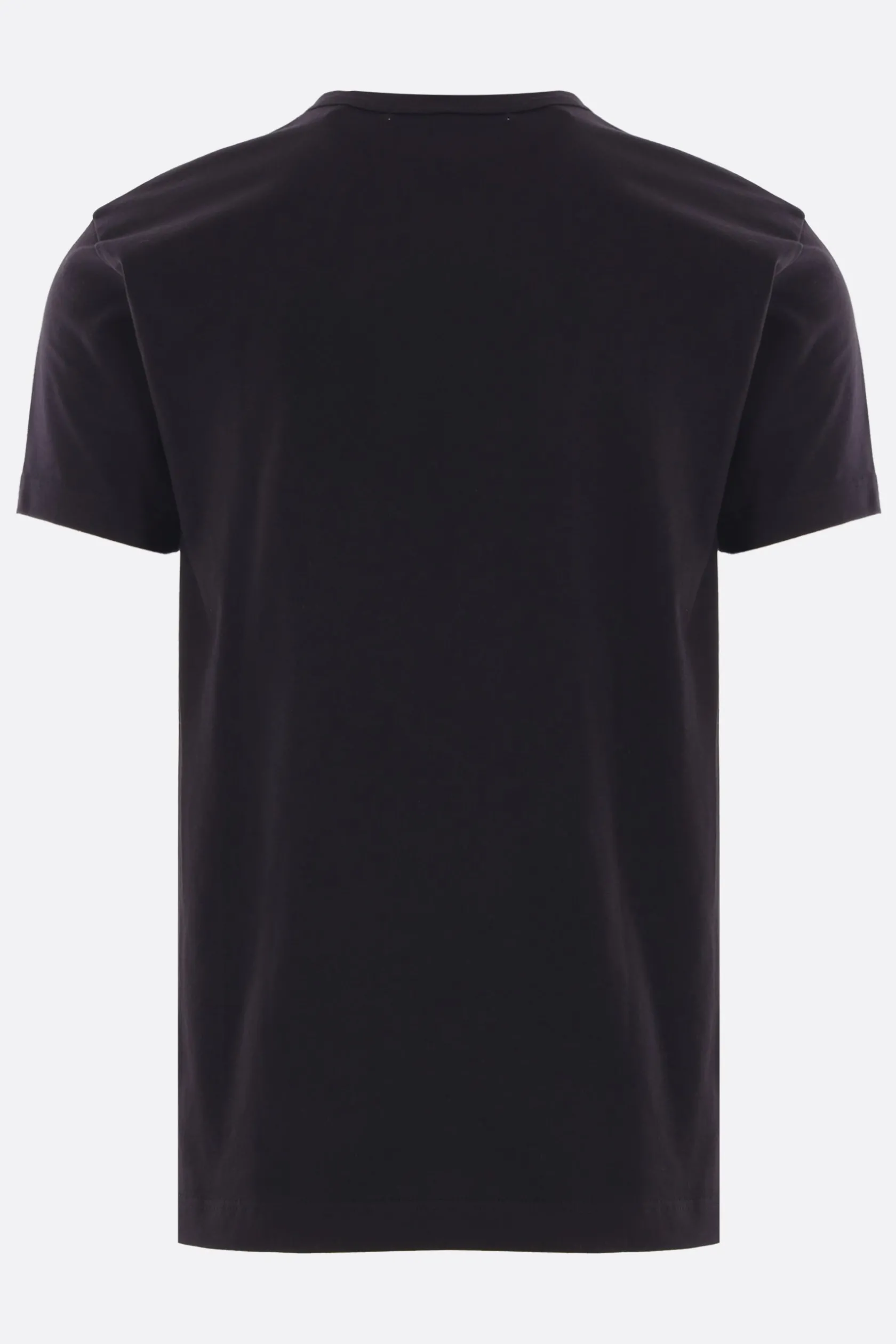 Topwear>COMME DES GARÇONS SHIRT t-shirt in cotone stampa logo Nero