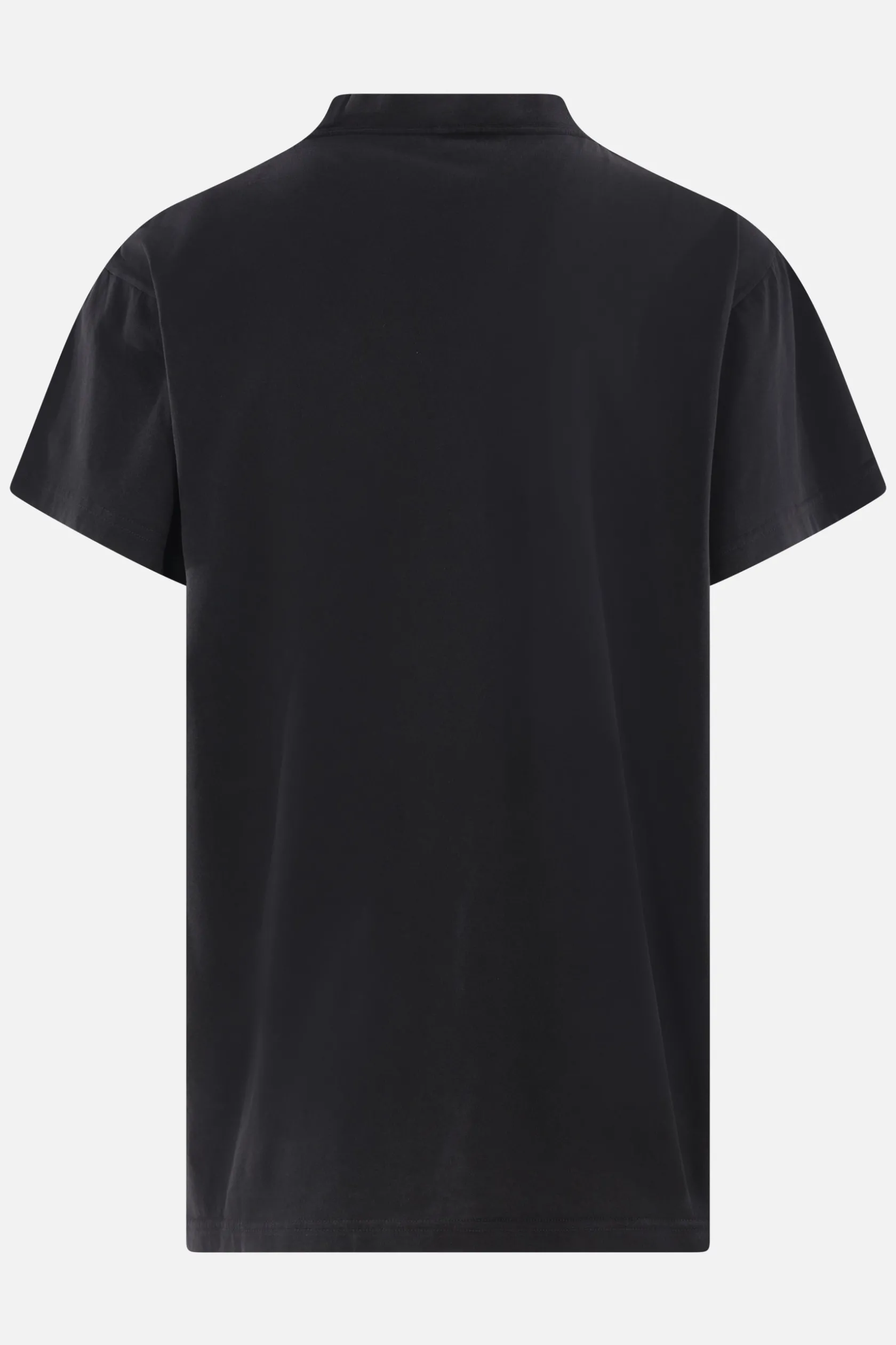 Topwear>BALENCIAGA t-shirt oversize Getaria in cotone Nero