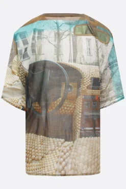 Topwear>BLESS t-shirt oversize Holiday in cotone Multicolor