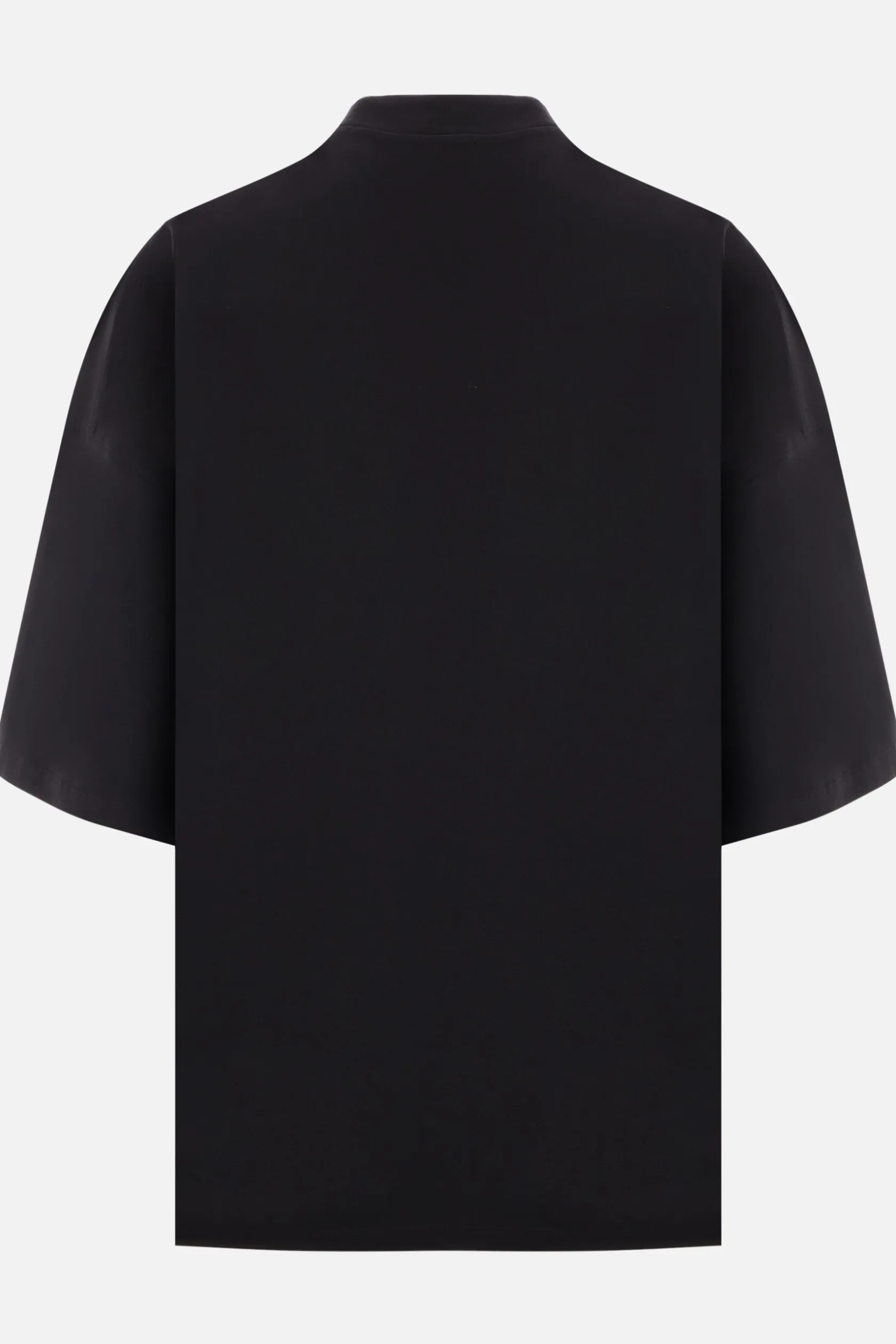 Topwear>JIL SANDER t-shirt oversize in cotone Nero