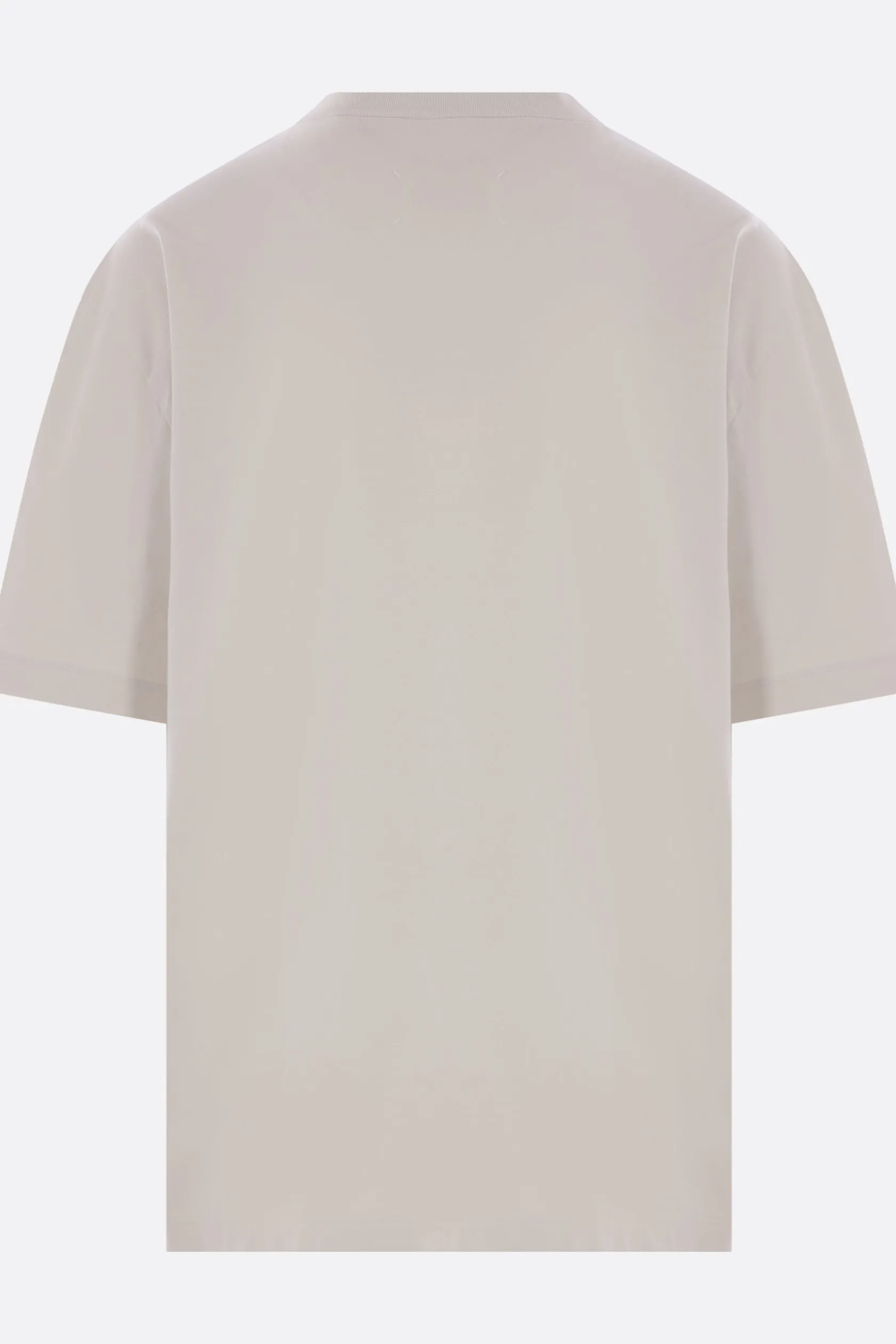 Topwear>MAISON MARGIELA t-shirt oversize in cotone stampa logo numerico Neutro