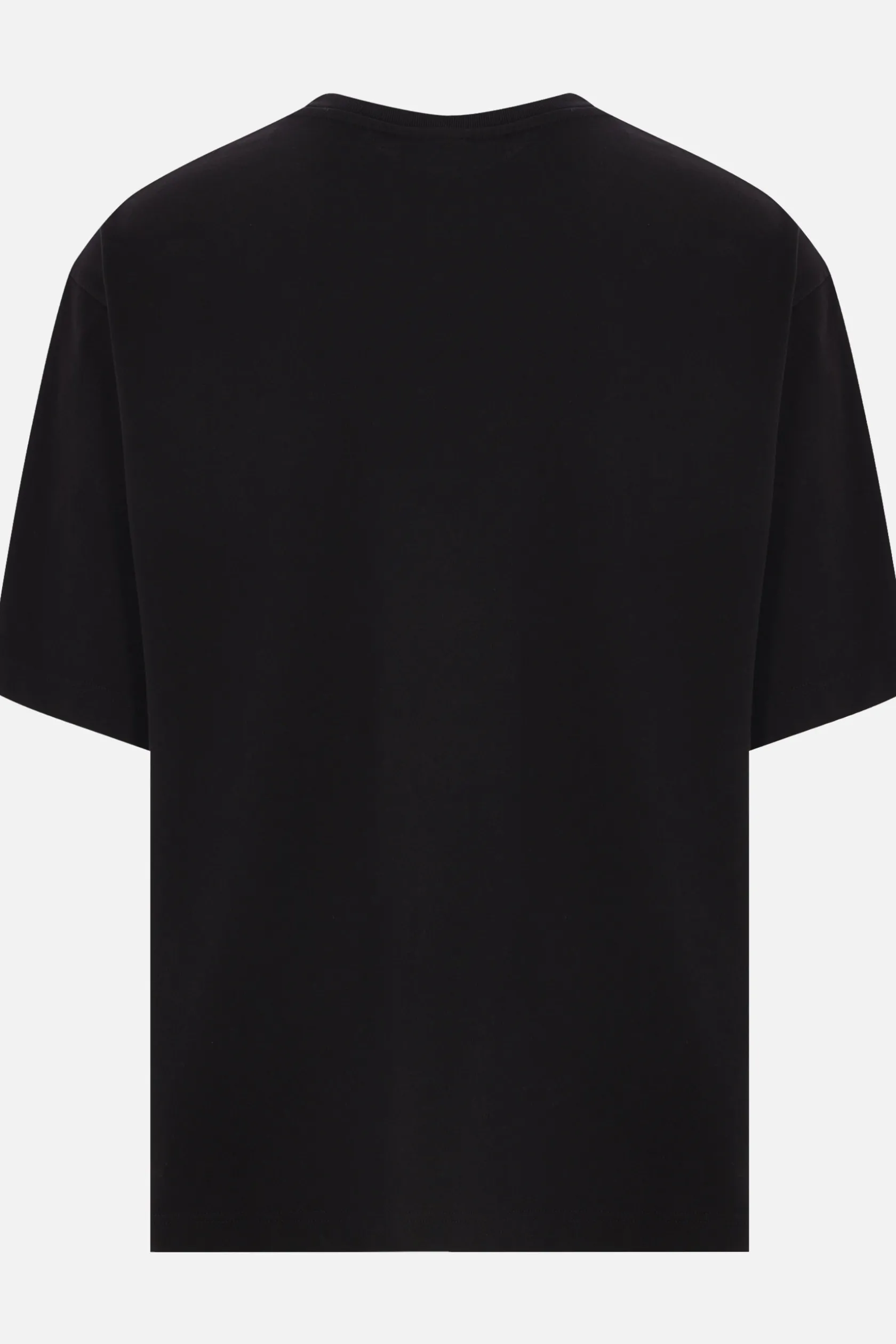Topwear>MAISON KITSUNÉ t-shirt oversize Maison Kitsuné Line Handwriting Nero