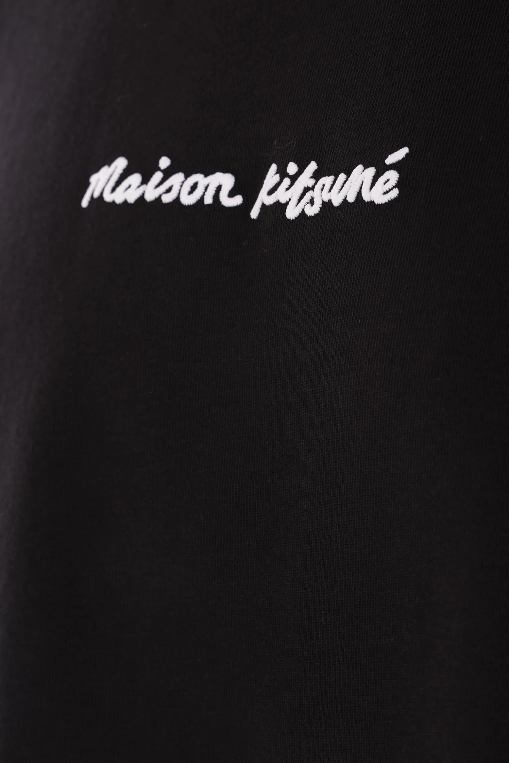 Topwear>MAISON KITSUNÉ t-shirt oversize Maison Kitsuné Line Handwriting Nero
