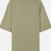 Topwear>RICK OWENS t-shirt oversize Tommy in jersey Verde