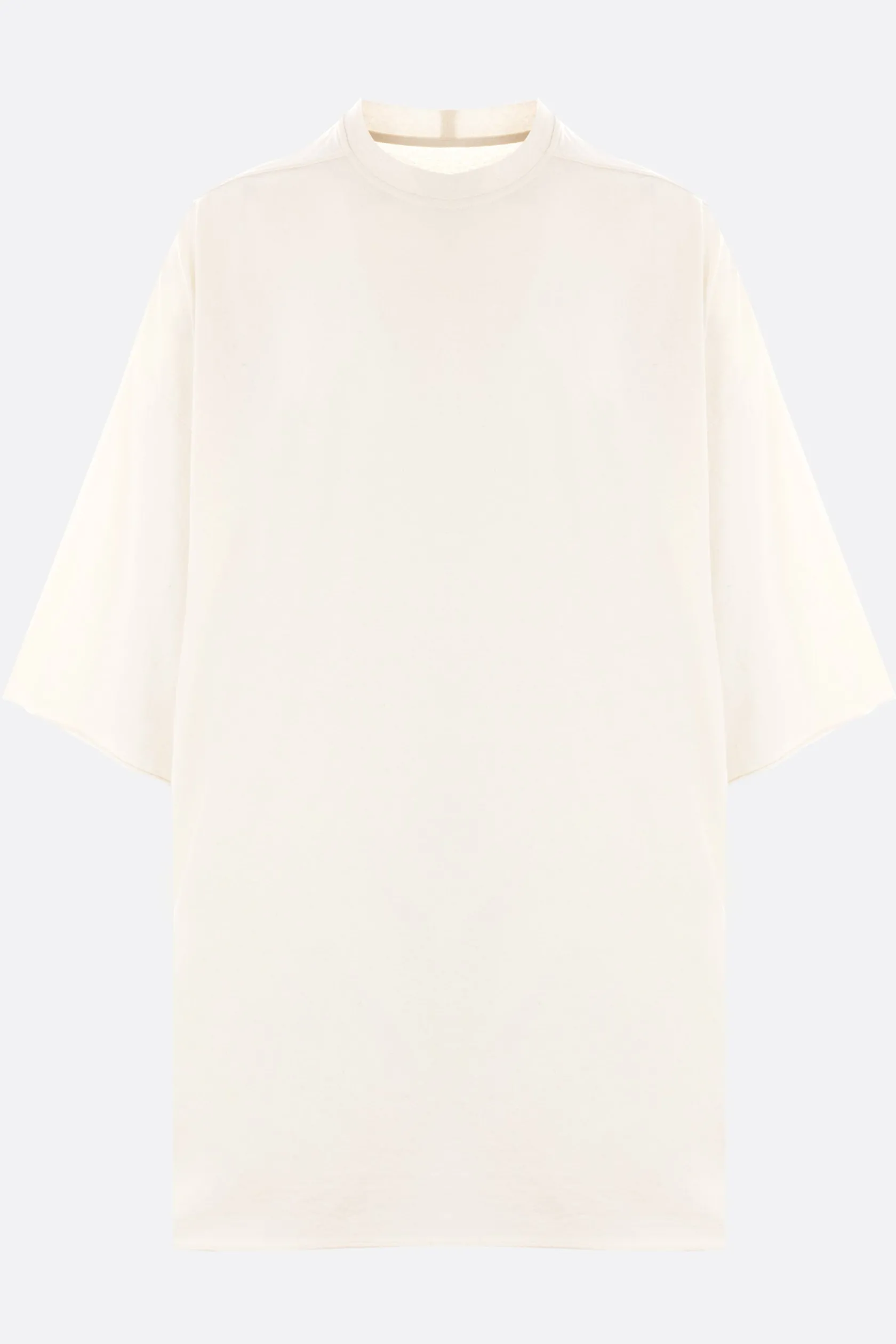Topwear>RICK OWENS t-shirt oversize Tommy in jersey Neutro