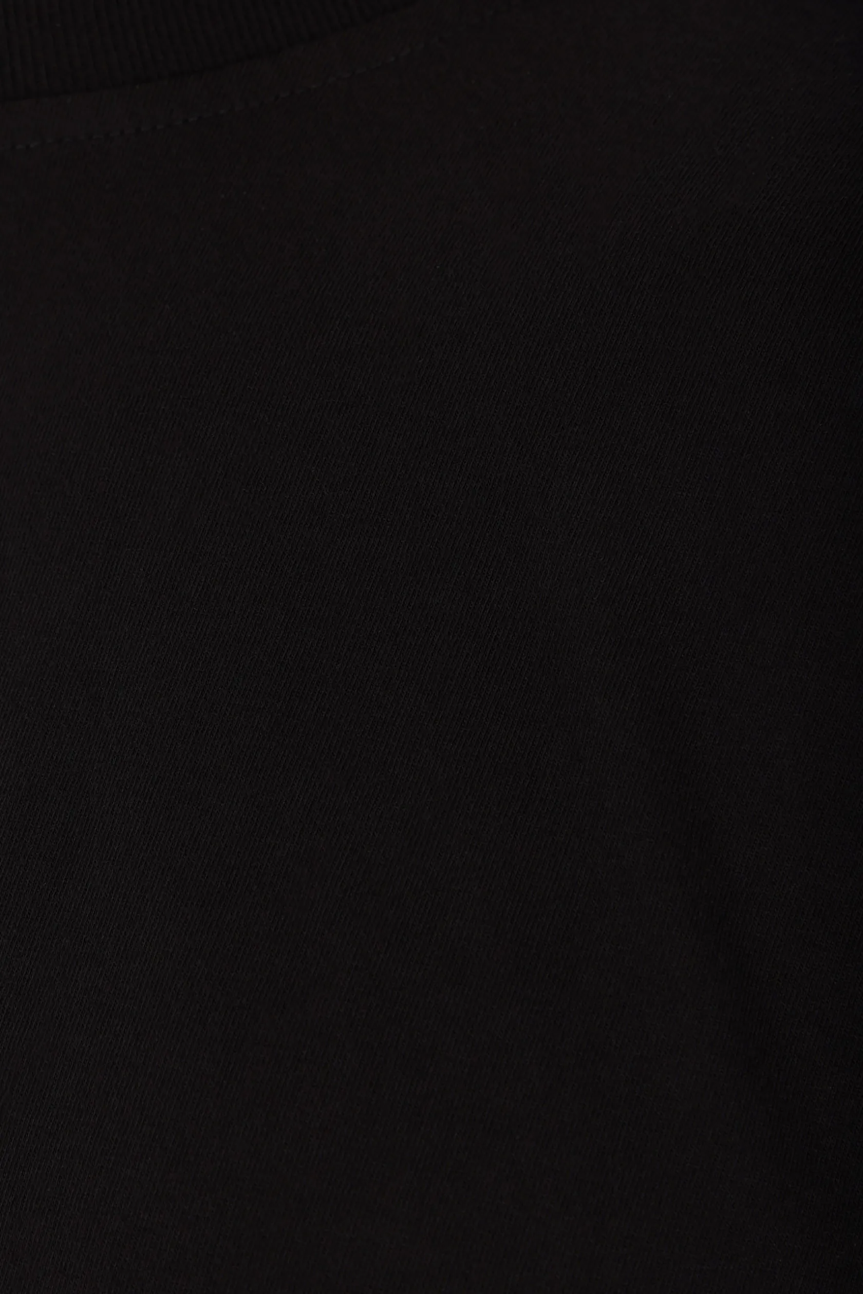 Topwear>RICK OWENS t-shirt oversize Tommy in jersey Nero