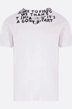 Topwear>MM6 t-shirt SIDA in cotone Bianco