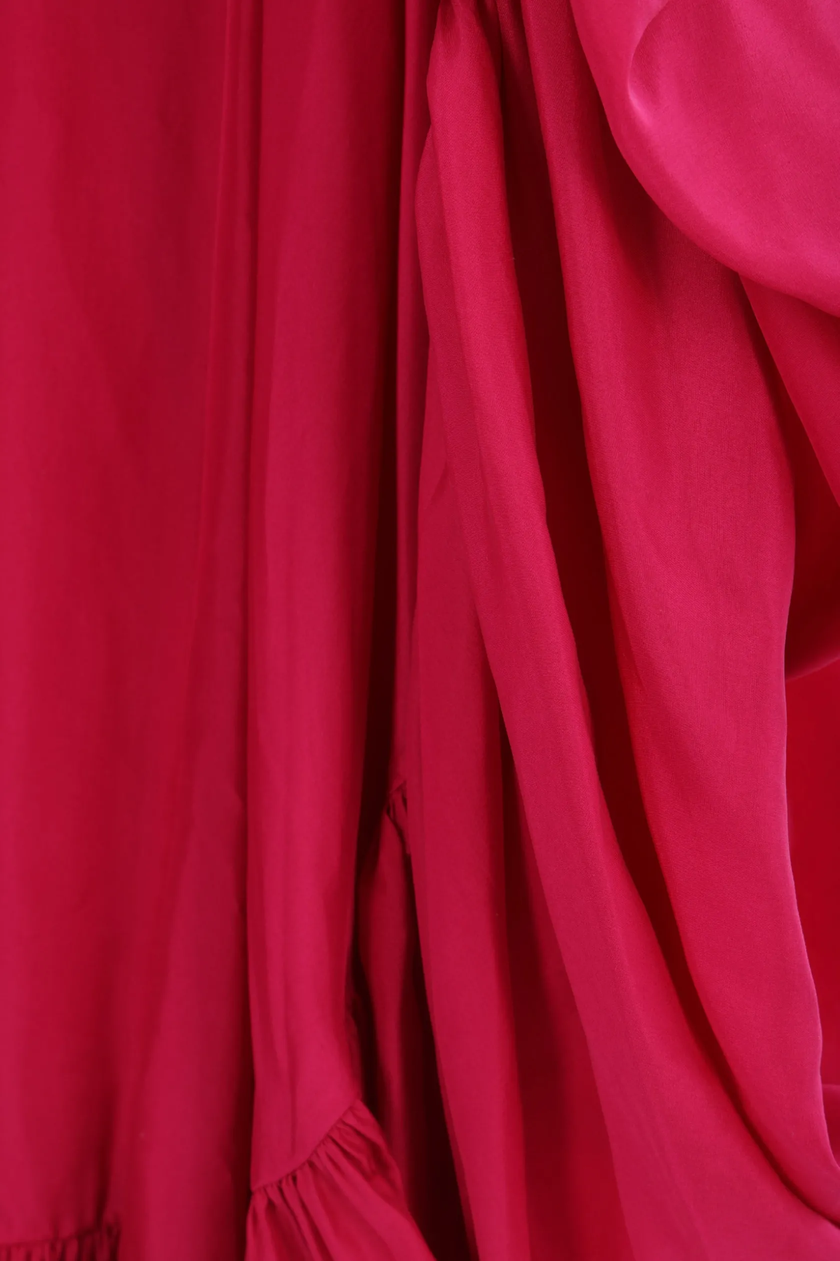 Abiti>CHLOÉ tuta asimmetrica in seta Rosso