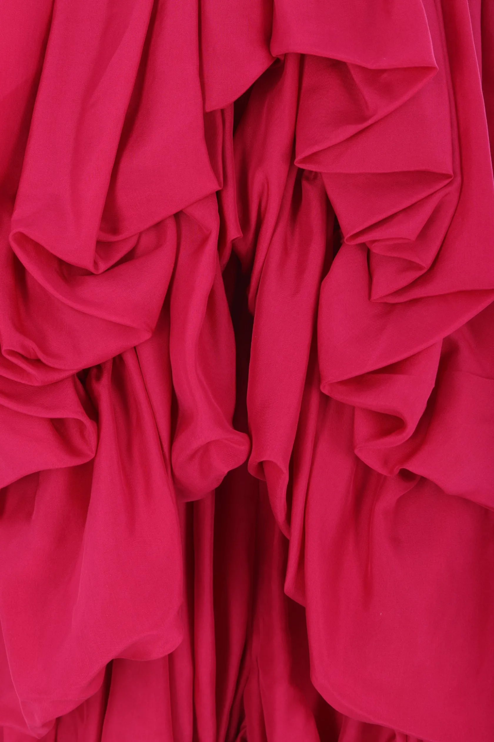 Abiti>CHLOÉ tuta asimmetrica in seta Rosso