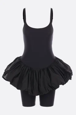 Abiti>VAQUERA tuta Pouf in jersey tecnico Nero