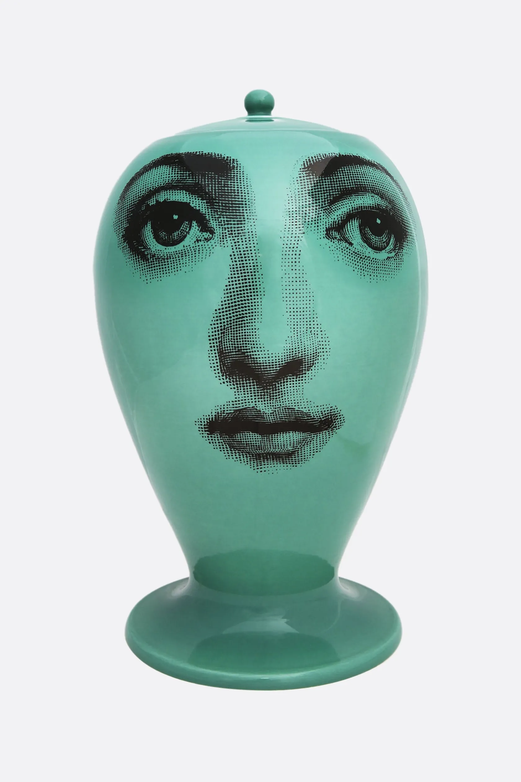 Lifestyle>FORNASETTI vaso Buongiorno/Buonanotte in porcellana Verde