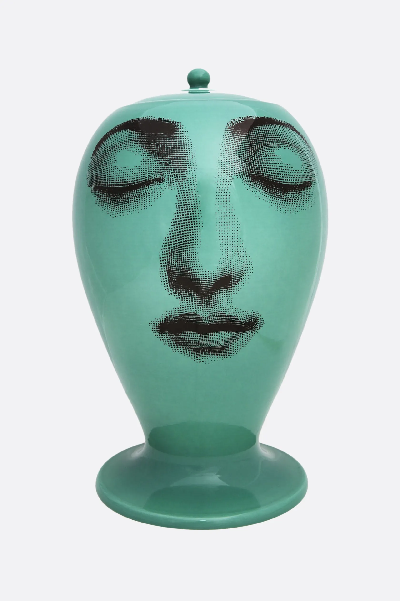 Lifestyle>FORNASETTI vaso Buongiorno/Buonanotte in porcellana Verde