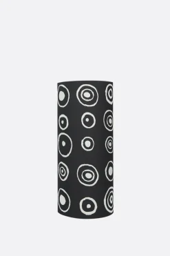 Lifestyle>10 CORSO COMO vaso cilindrico in ceramica dipinta Bianco