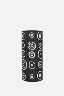 Lifestyle>10 CORSO COMO vaso cilindrico in ceramica dipinta Bianco