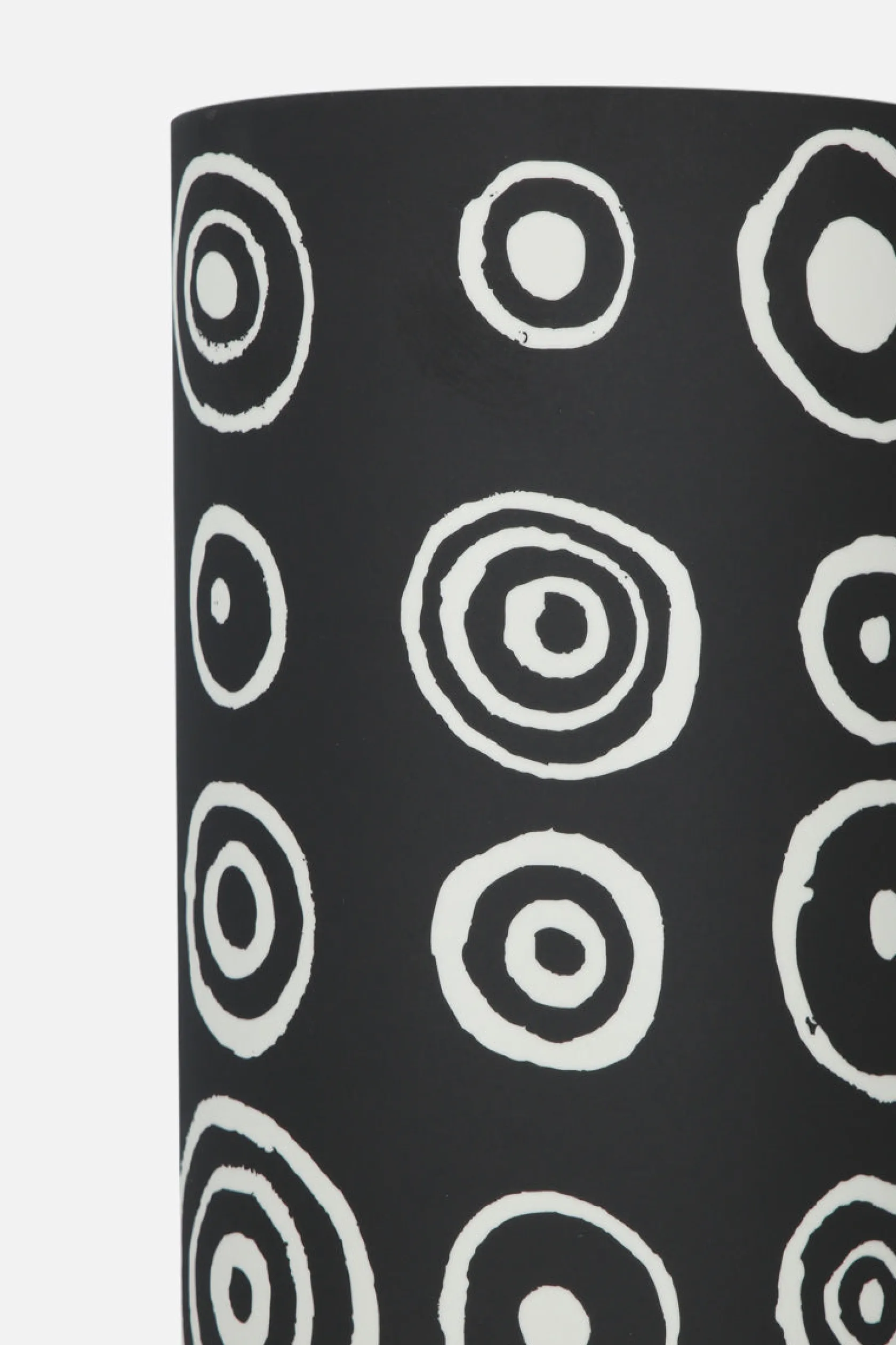 Lifestyle>10 CORSO COMO vaso cilindrico in ceramica dipinta Bianco