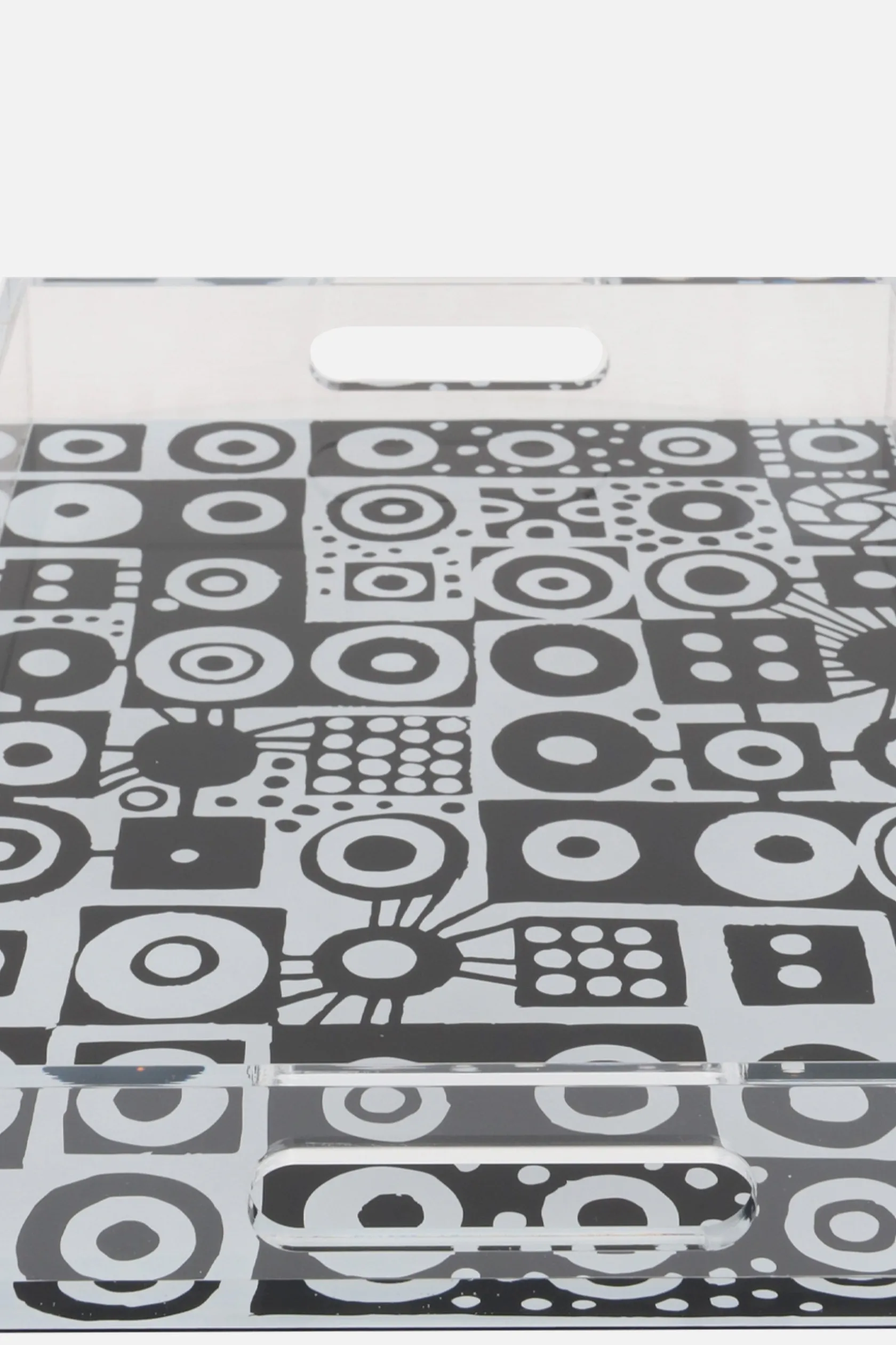 Lifestyle>10 CORSO COMO vassoio rettangolare in plexiglass stampa grafica Nero