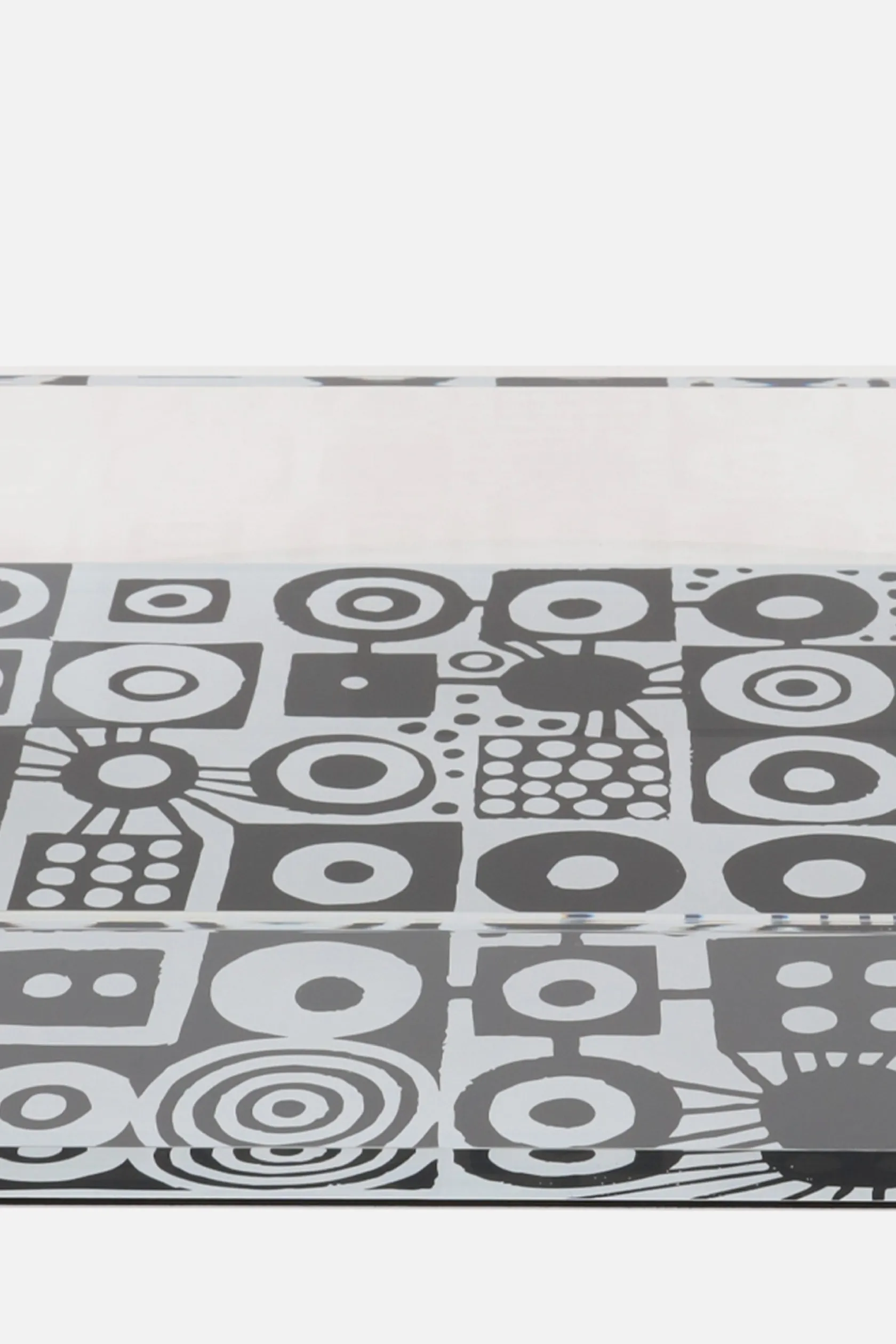 Lifestyle>10 CORSO COMO vassoio rettangolare in plexiglass stampa grafica Nero